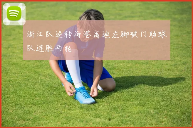 浙江队逆转海港高迪左脚破门助球队连胜两轮